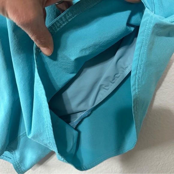 Outdoor Voices Hudson Shorts Women's XL Teal Blue 4" Inseam Brief Liner Running - Picture 3 of 7